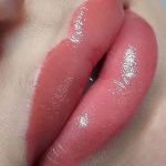 Glossy Pink Lip Blush Transformation